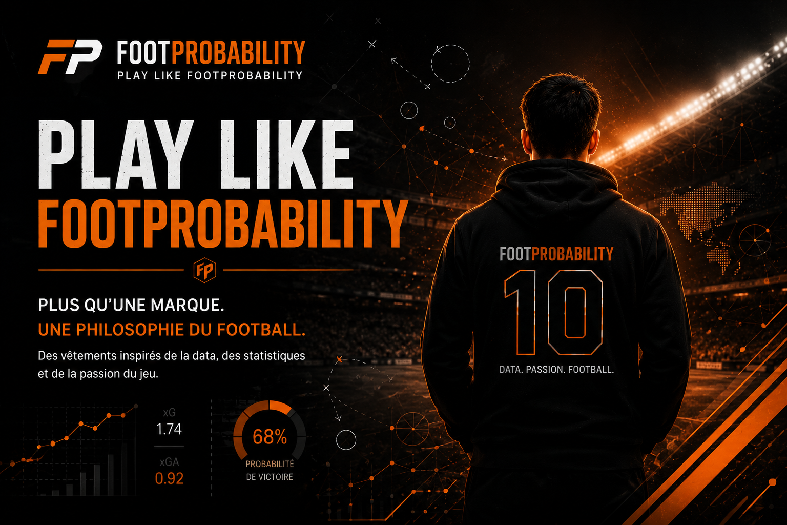 Boutique FootProbability vêtements football data lifestyle