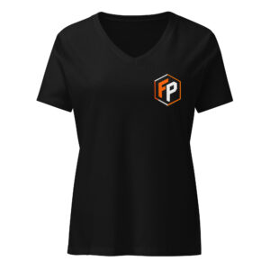 Women's v-t-shirt FP FootProbability
