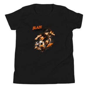 FP Academy™ | Blaze Striker – Kids Anime Soccer T-Shirt
