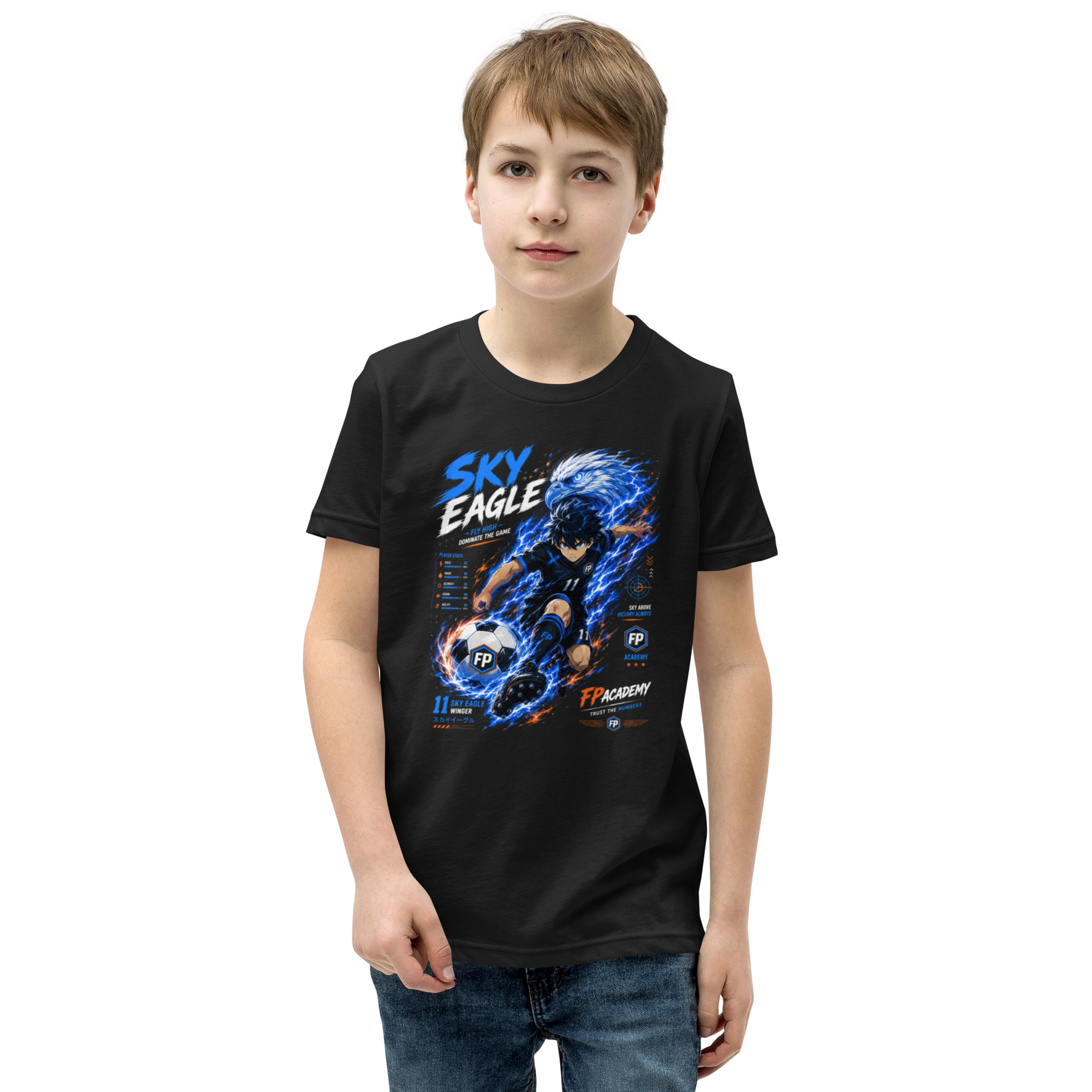 ⚽ SKY EAGLE – T-shirt Enfant Manga Football | FootProbability – Image 17