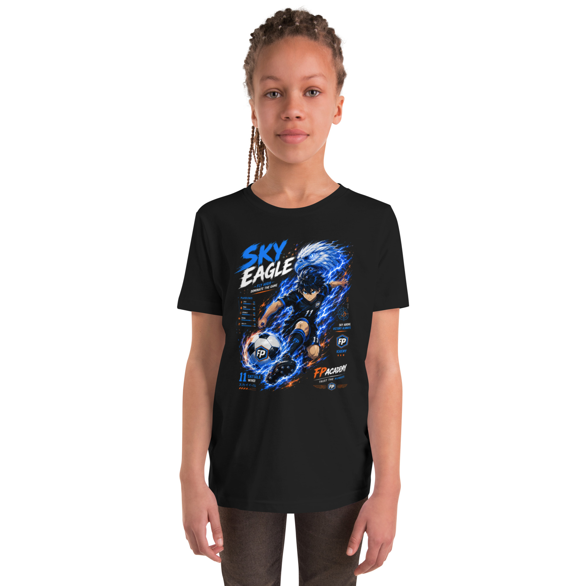⚽ SKY EAGLE – T-shirt Enfant Manga Football | FootProbability – Image 22
