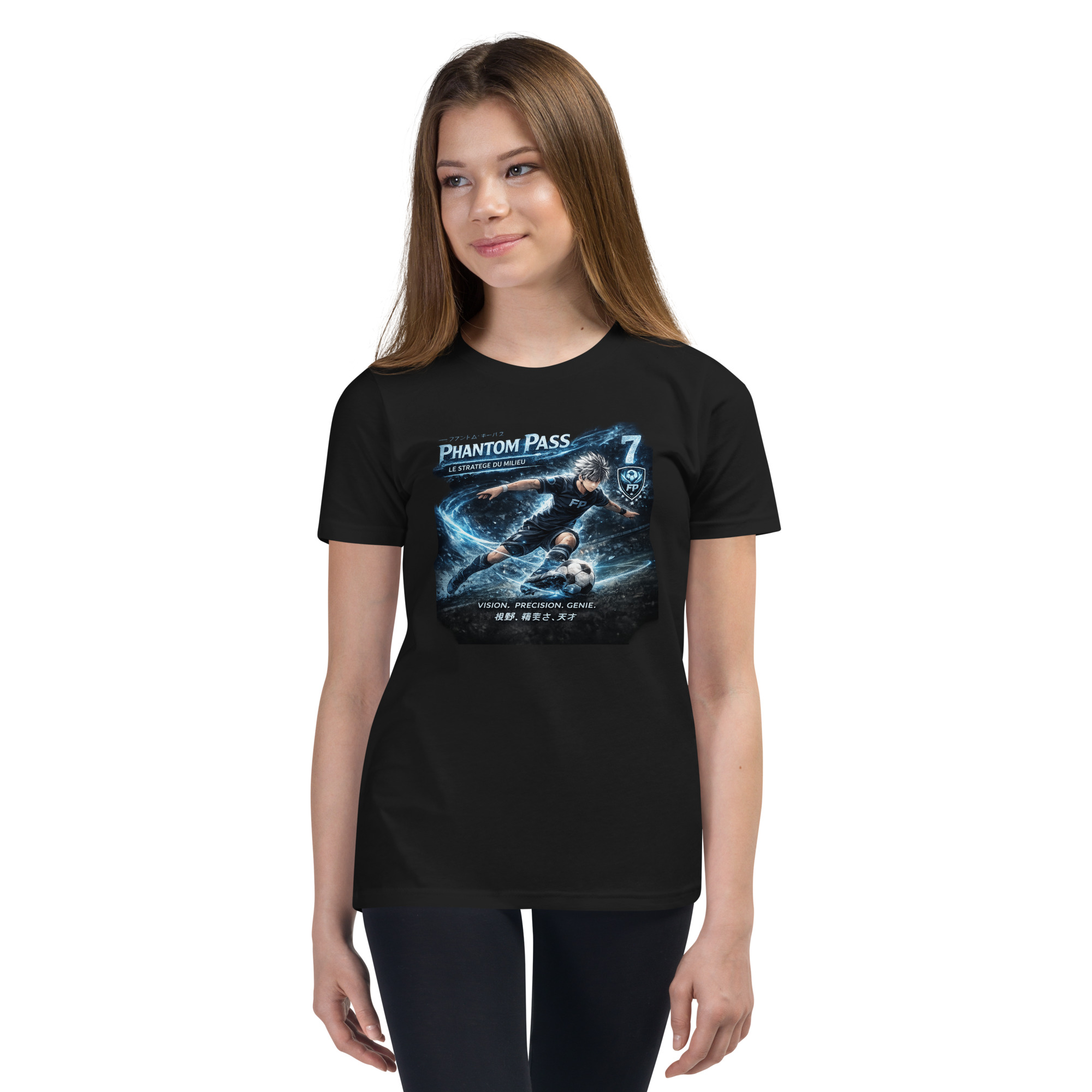 ⚡ Phantom Pass™ – T-shirt Enfant Manga Football | FootProbability – Image 13