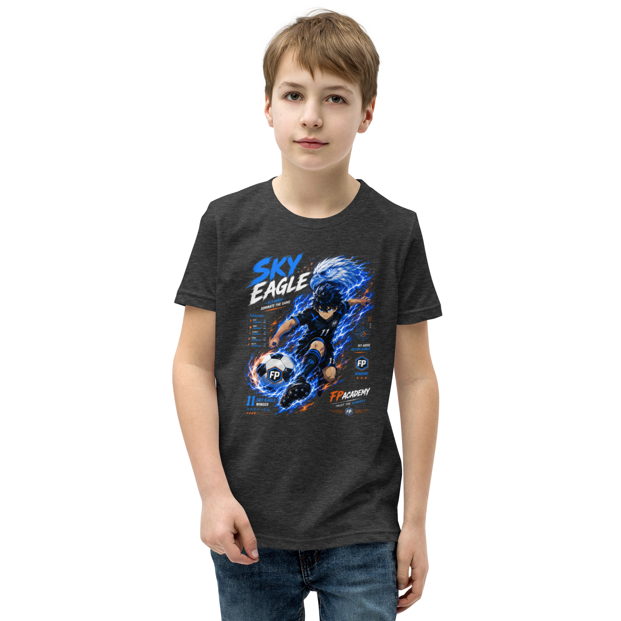 ⚽ SKY EAGLE – T-shirt Enfant Manga Football | FootProbability – Image 19