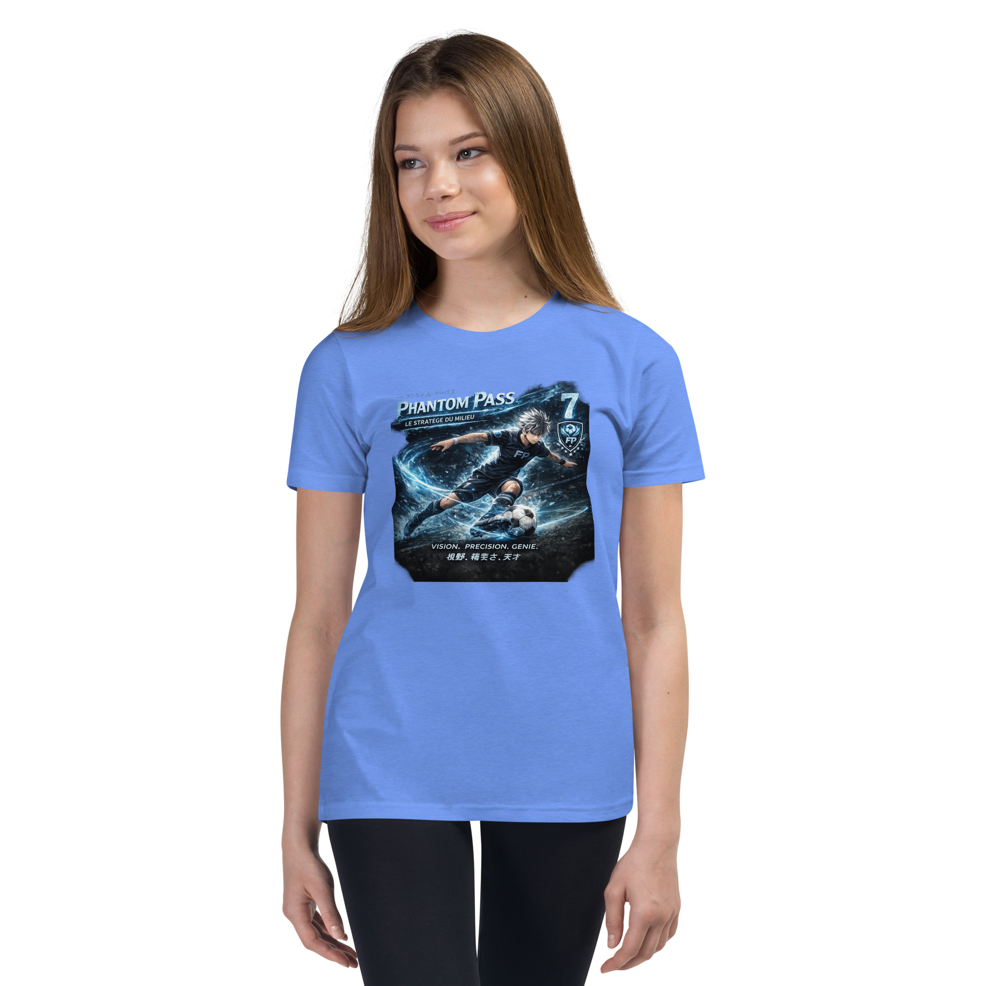 ⚡ Phantom Pass™ – T-shirt Enfant Manga Football | FootProbability – Image 16