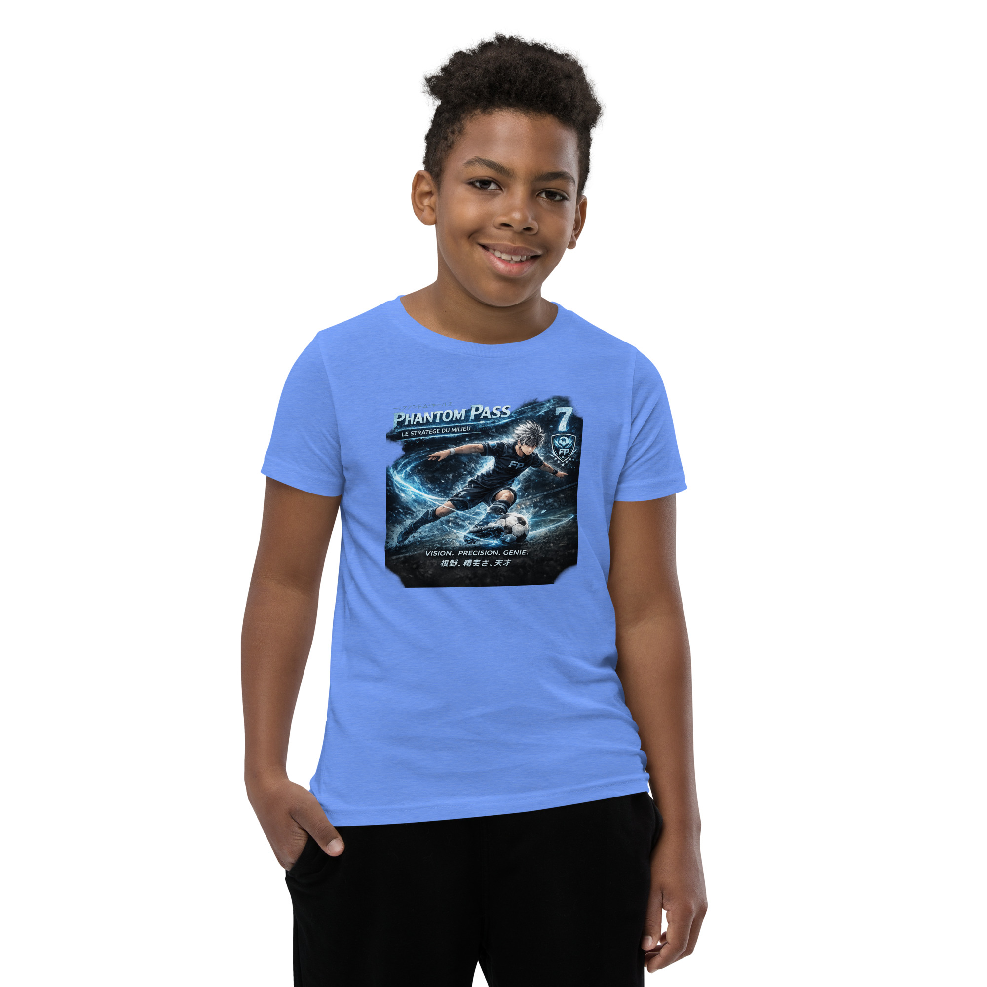 ⚡ Phantom Pass™ – T-shirt Enfant Manga Football | FootProbability – Image 12