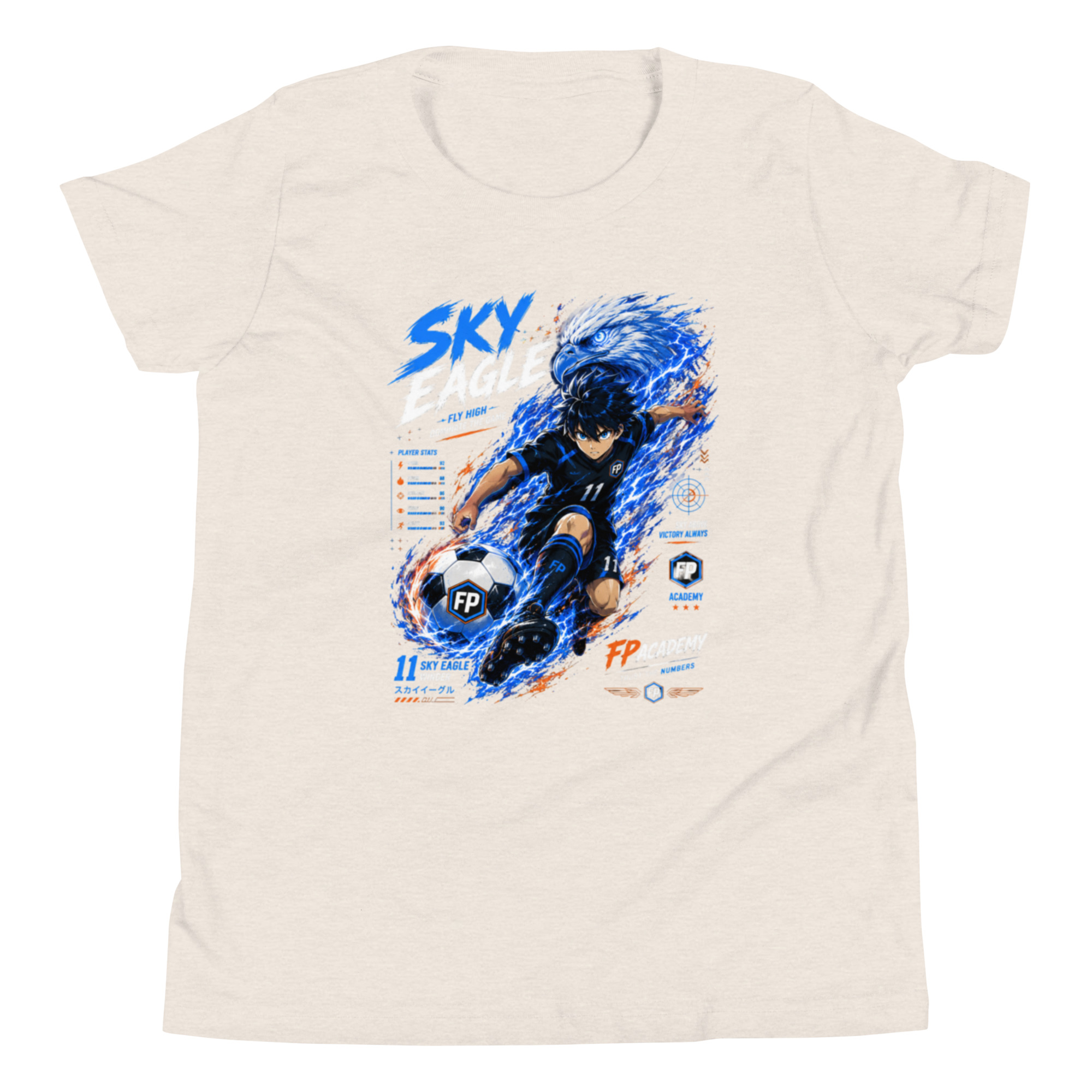 ⚽ SKY EAGLE – T-shirt Enfant Manga Football | FootProbability – Image 8
