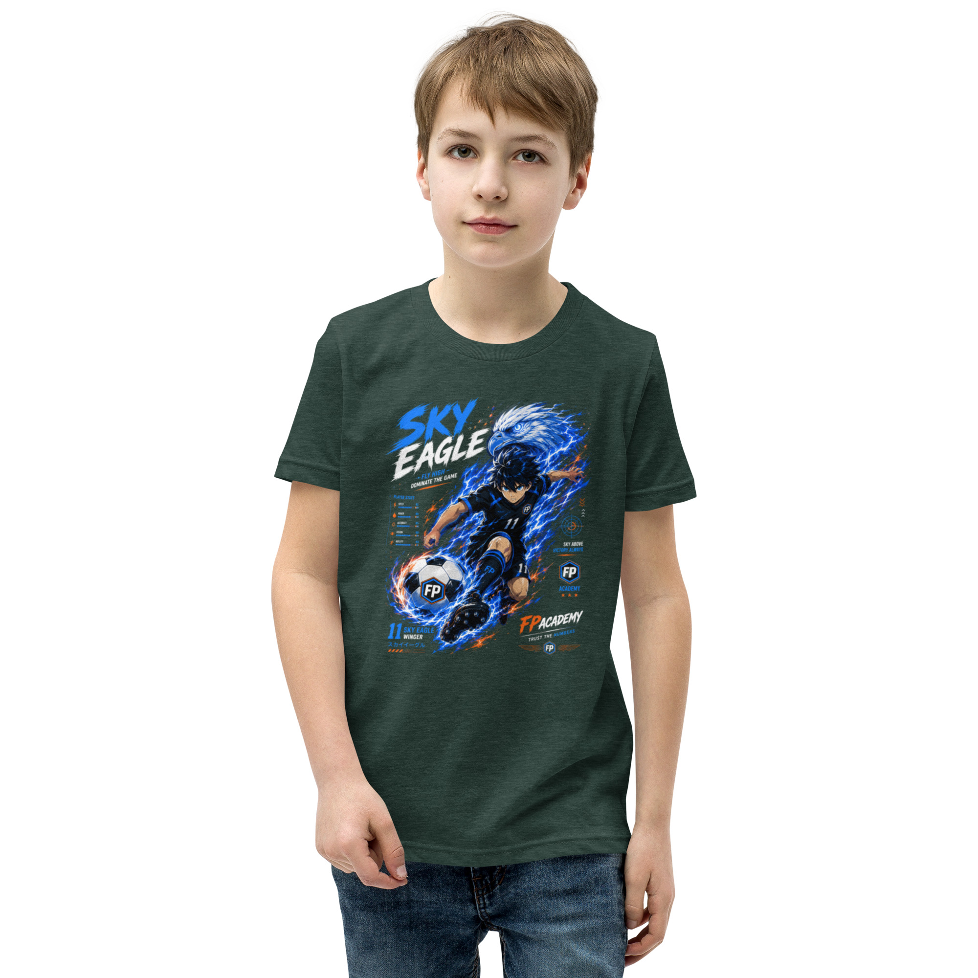 ⚽ SKY EAGLE – T-shirt Enfant Manga Football | FootProbability – Image 21