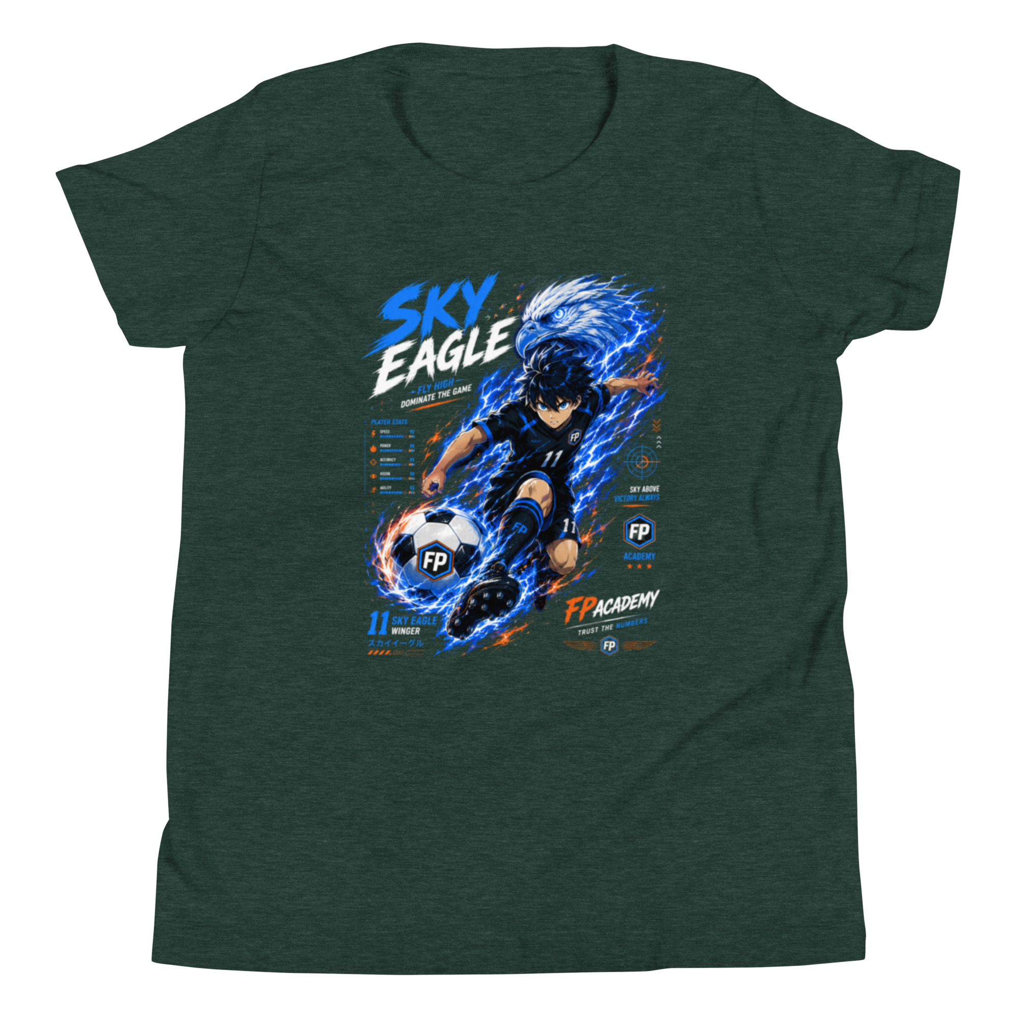 ⚽ SKY EAGLE – T-shirt Enfant Manga Football | FootProbability – Image 5