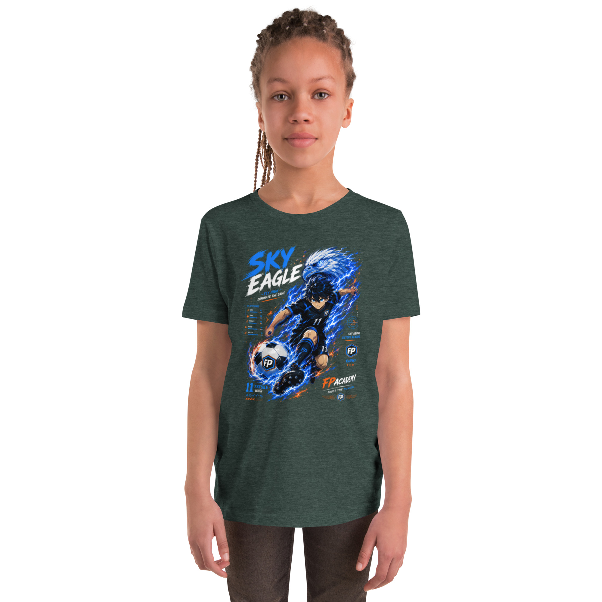 ⚽ SKY EAGLE – T-shirt Enfant Manga Football | FootProbability – Image 26