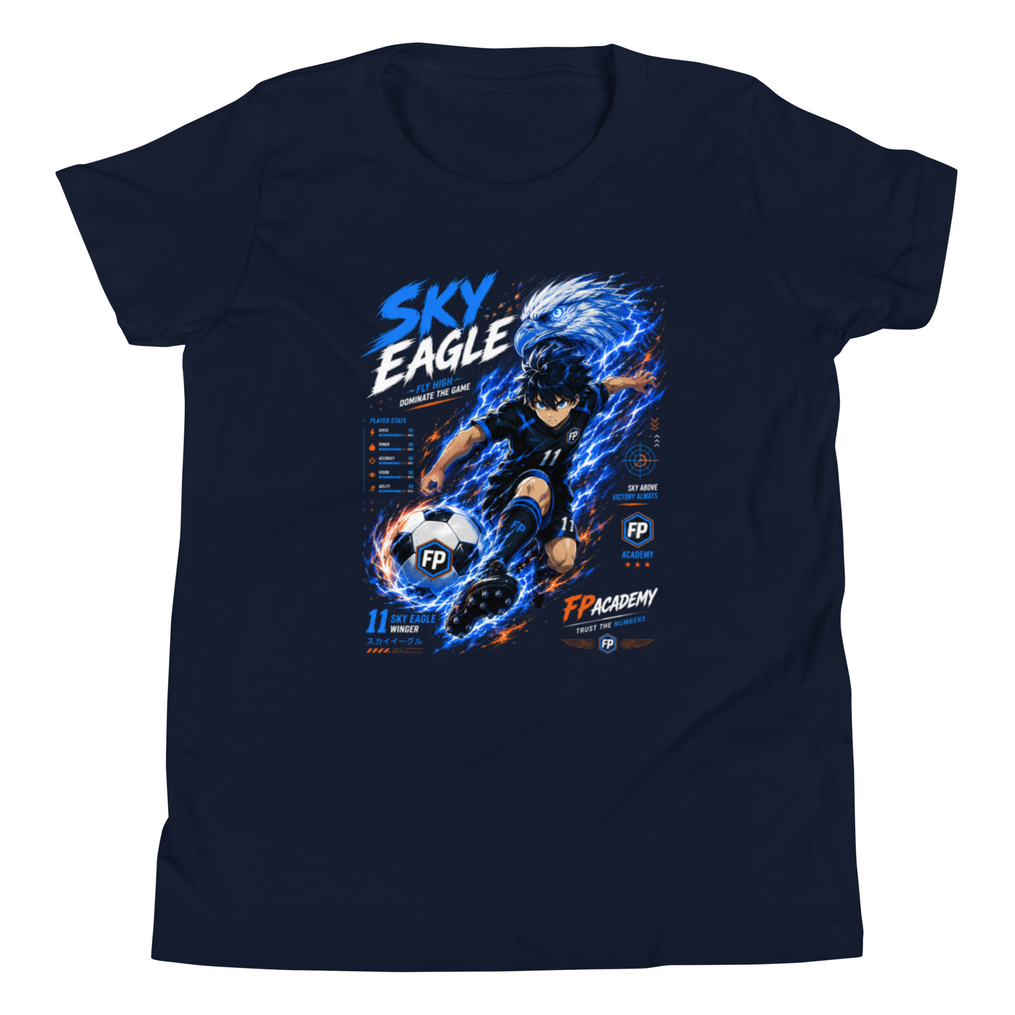 ⚽ SKY EAGLE – T-shirt Enfant Manga Football | FootProbability – Image 2