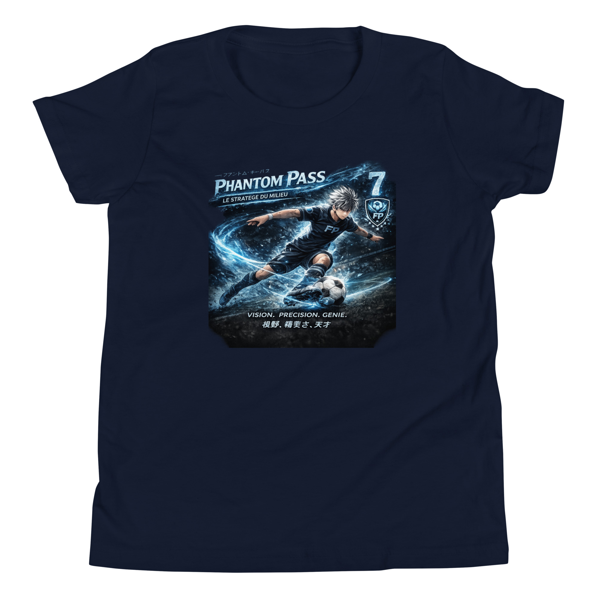 ⚡ Phantom Pass™ – T-shirt Enfant Manga Football | FootProbability – Image 2