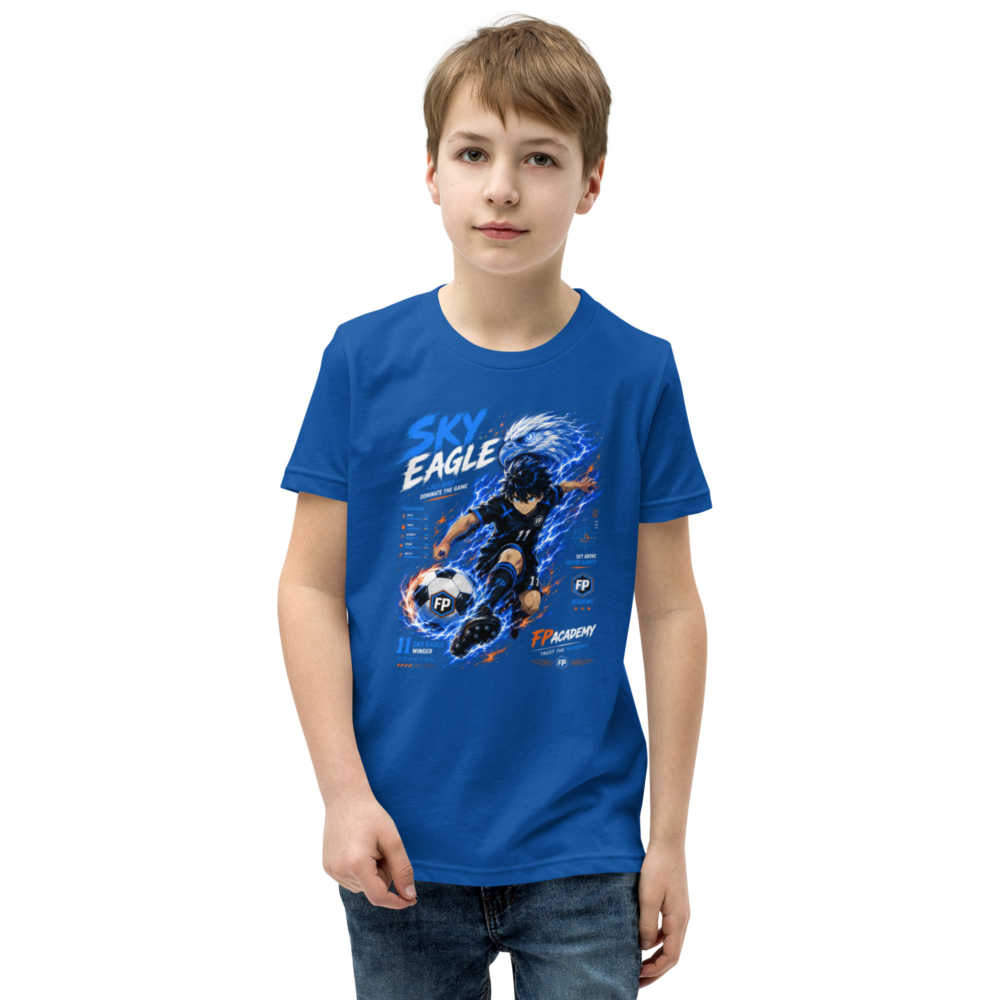 ⚽ SKY EAGLE – T-shirt Enfant Manga Football | FootProbability – Image 20
