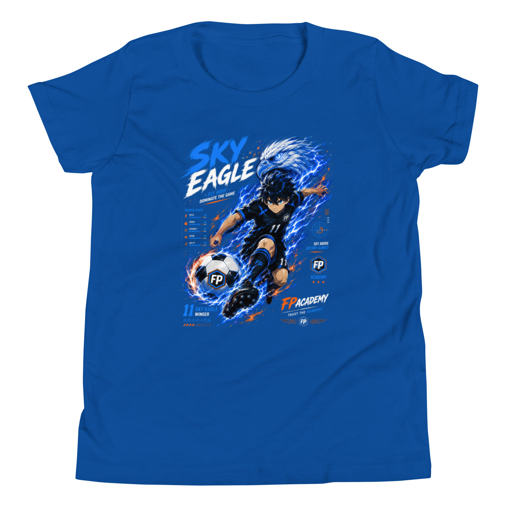 ⚽ SKY EAGLE – T-shirt Enfant Manga Football | FootProbability – Image 4