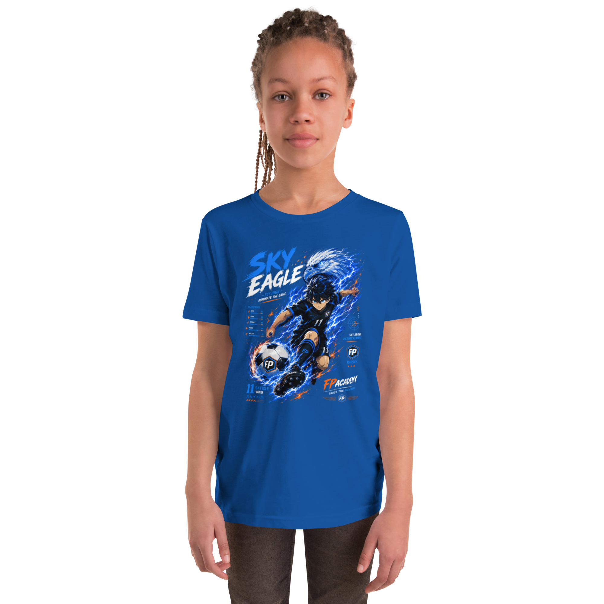 ⚽ SKY EAGLE – T-shirt Enfant Manga Football | FootProbability – Image 25