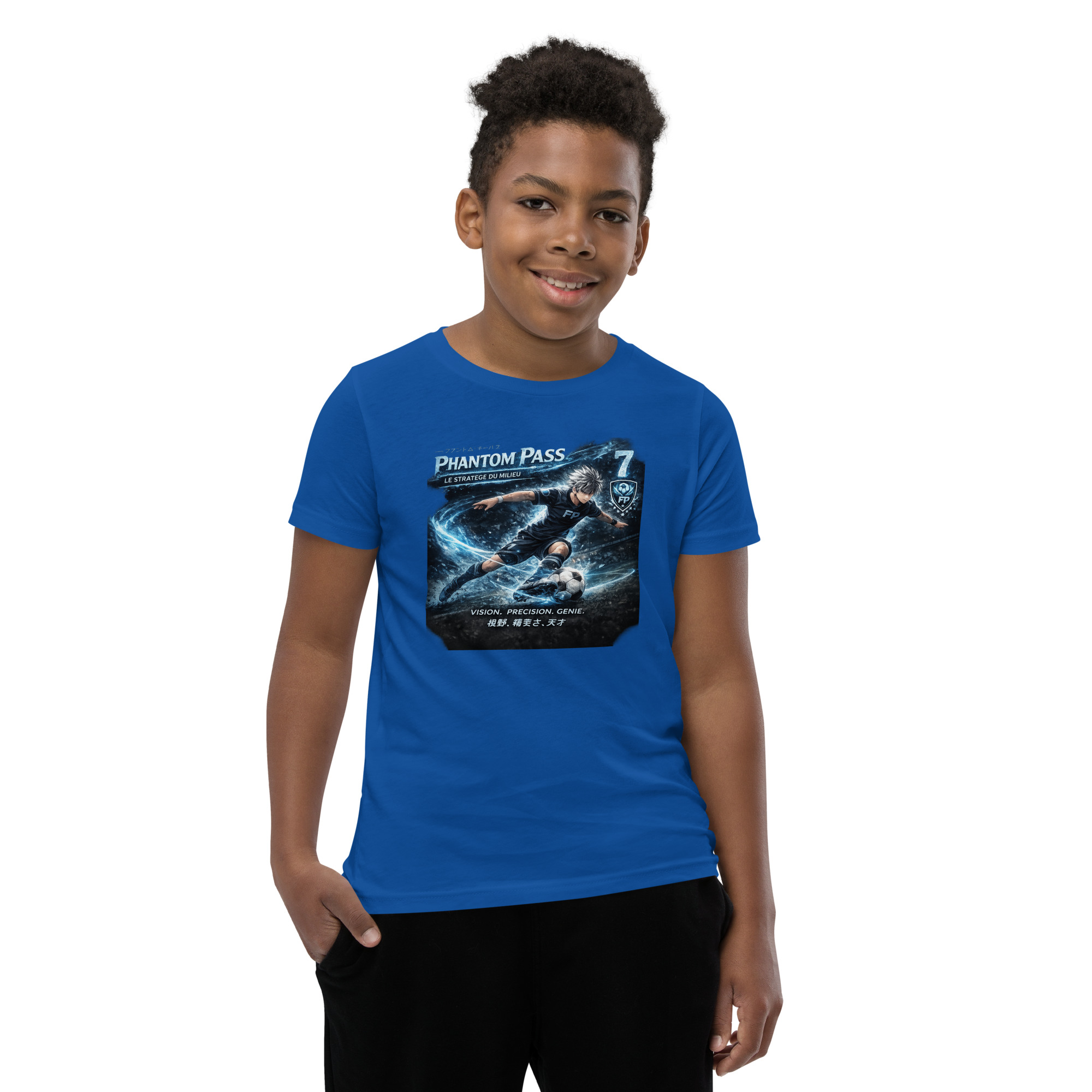 ⚡ Phantom Pass™ – T-shirt Enfant Manga Football | FootProbability – Image 11